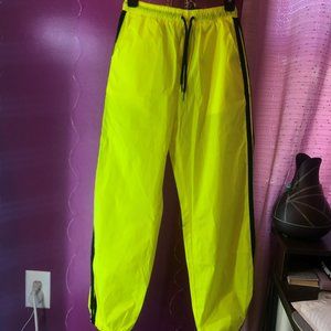 Super funky neon bright cargo pants